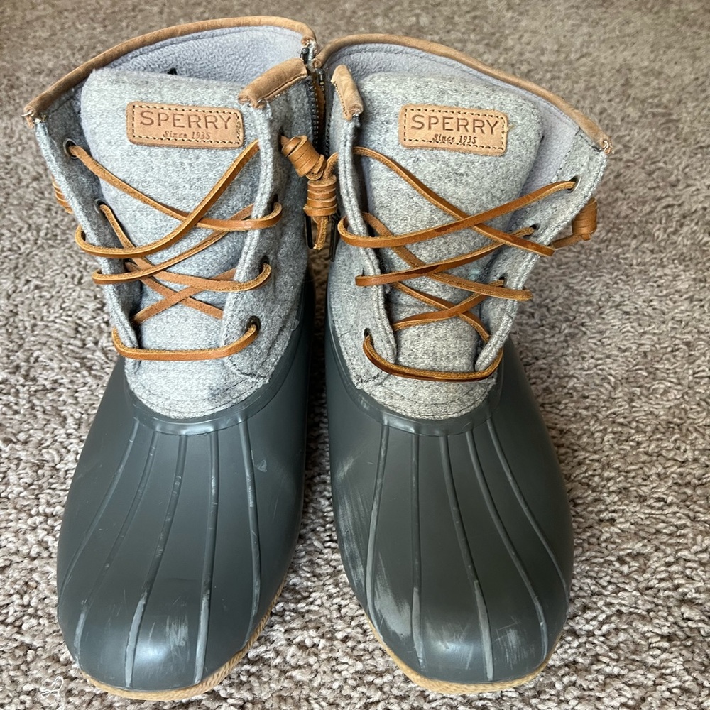 Women's Sperry Saltwater Wool Embossed Duck Boot